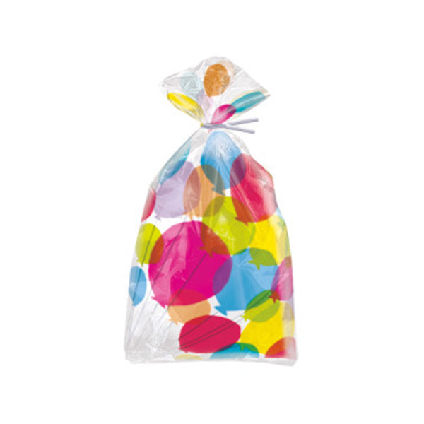 UNIQUE - BIRTHDAY BALLONS CELLO BAGS 20CT