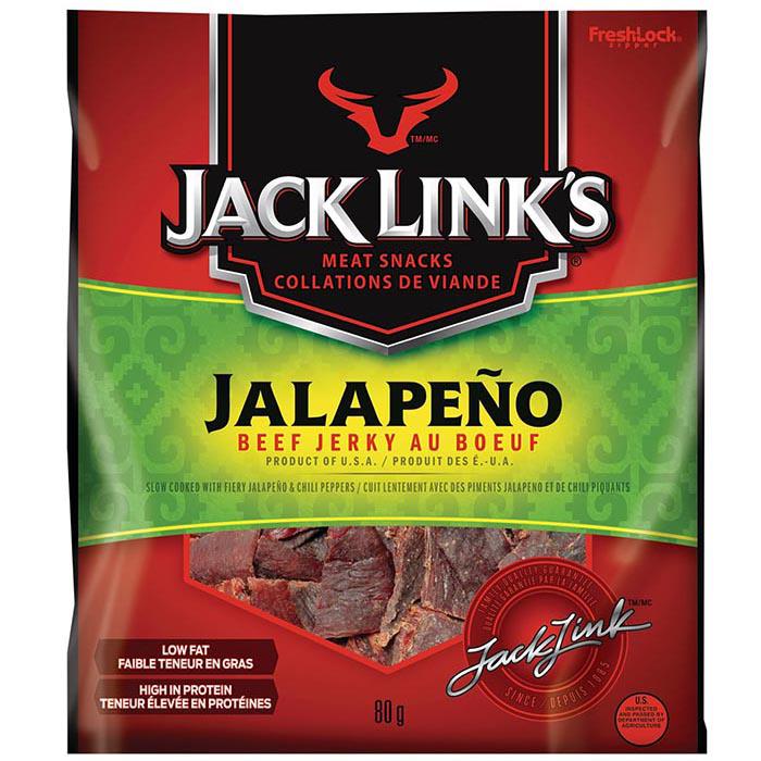 JACK LINKS - JALAPENO BEEF JERKY 80GR
