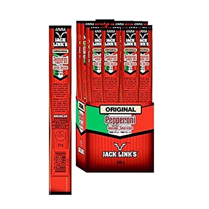 JACK LINKS - ORIGINAL PEPPERONI STICKS 20x22 GR