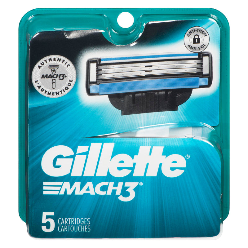 GILLETTE - MACH3 5CARTRIDGES 5pk