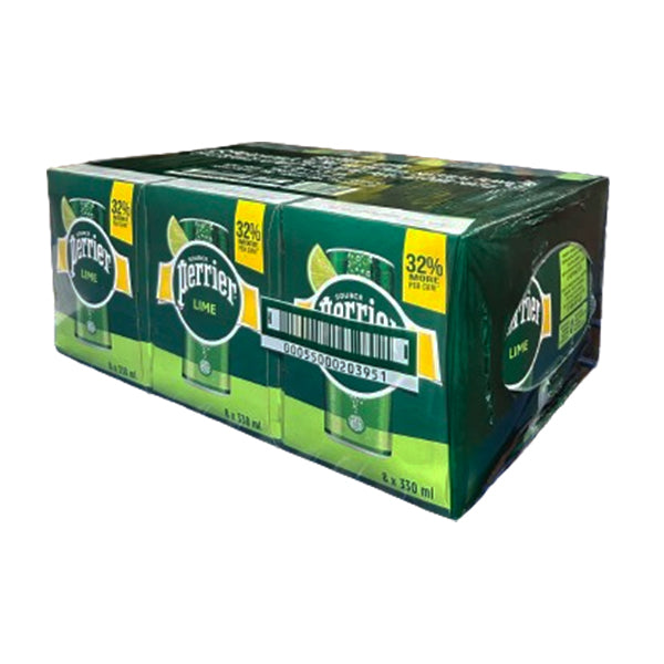 PERRIER - SLIM CANS LIME 3x8x330 ML