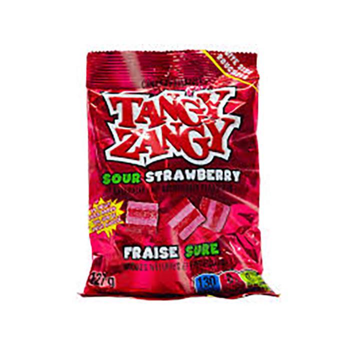 TANGY ZANGY - SOUR SQUARES STRAWBERRY 127GR