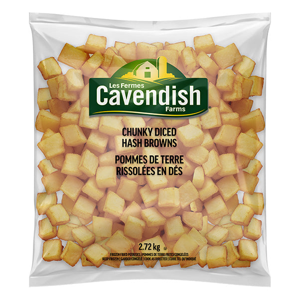 CAVENDISH - SMALL CHUNKY DICED POTATO 6LB