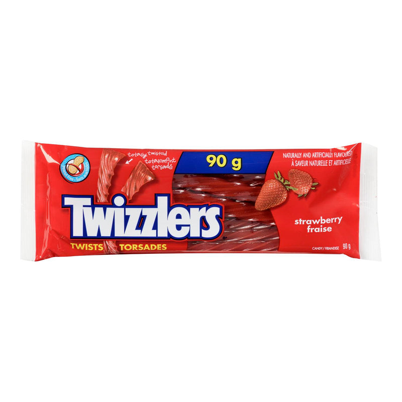 TWIZZLERS - TWISTS STRAWBERRY 90GR