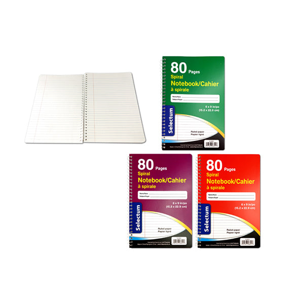LINK - HILROY NOTEBOOK 80 PGS EA