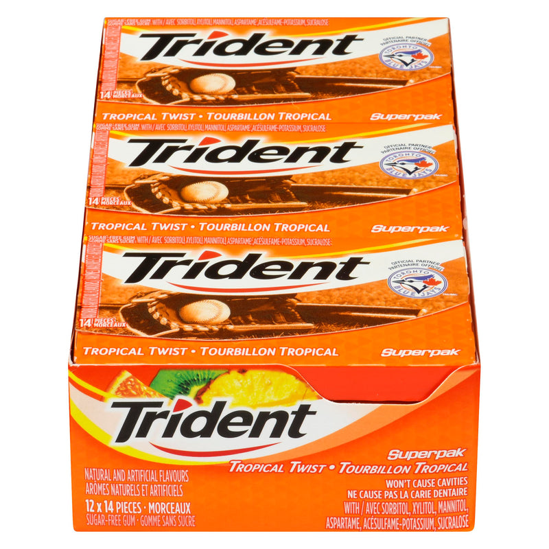 TRIDENT - TROPICAL SUPERPACK 12x14EA
