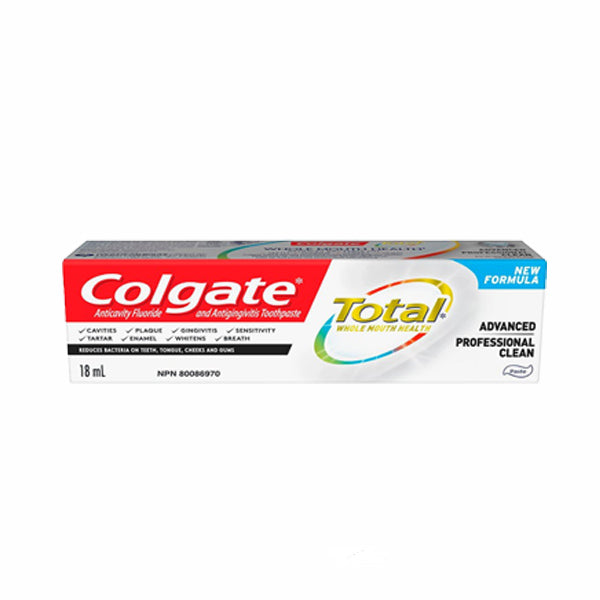 COLGATE - TOTAL PRO CLEAN TOOTHPASTE TRAVEL 18ML