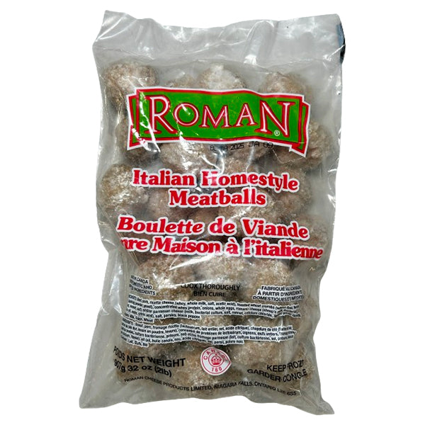 ROMAN - ITALIAN HOMESTYLE MEATBALLS 907GR