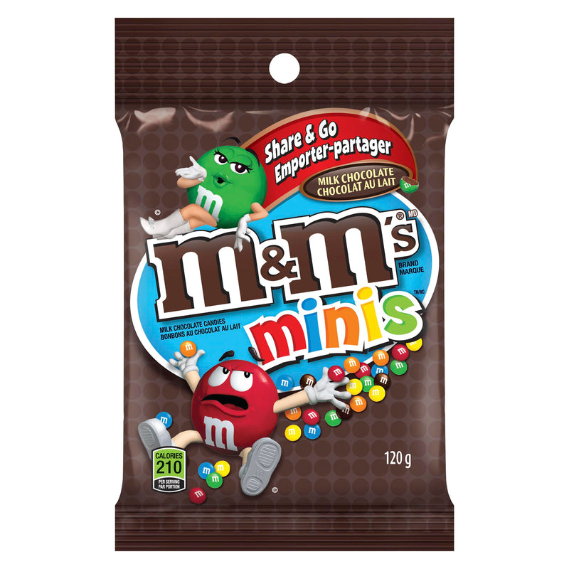 MARS - M&M MINIS MILK CHOCOLATE 120GR