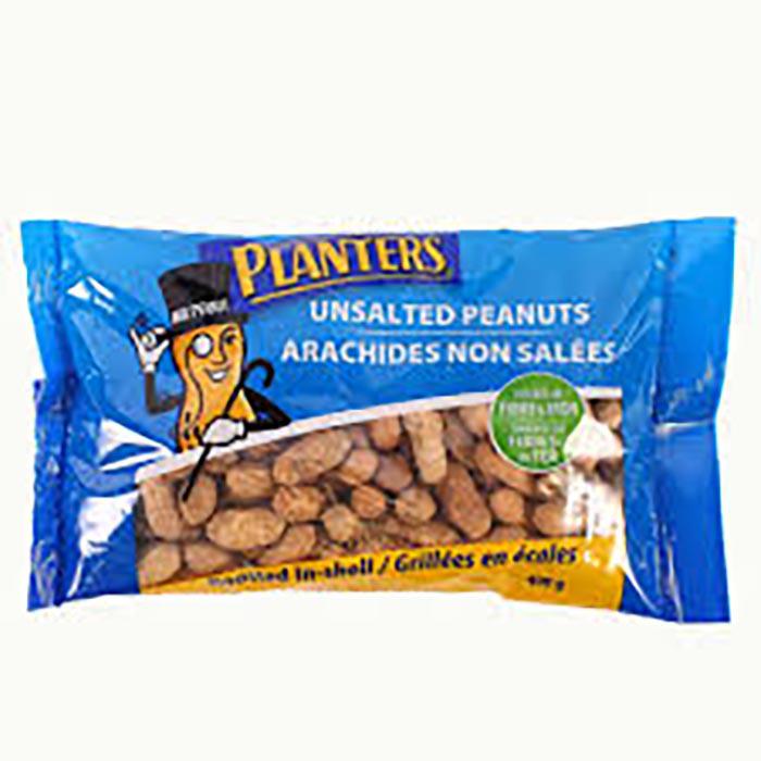 PLANTERS - PEANUTS IN SHELL  ROASTED UNSALTED 400G