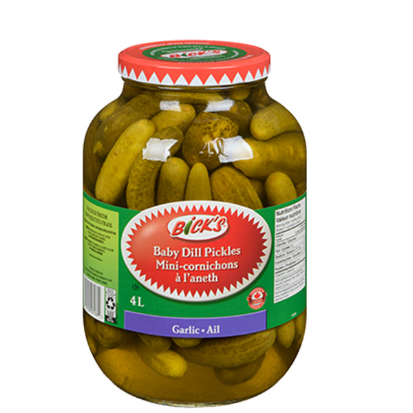 BICKS - BABY DILL PICKLE WITH GARLIC 4LT
