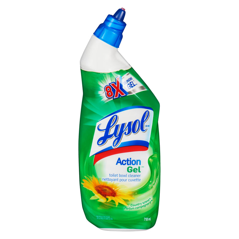 LYSOL - TOILET BOWL CLEANER ACTION GEL COUNTRY SCENT 710ML