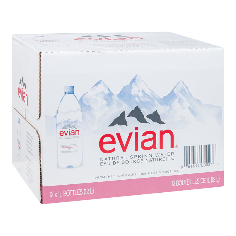 EVIAN - SPRING WATER PET 12x1LT