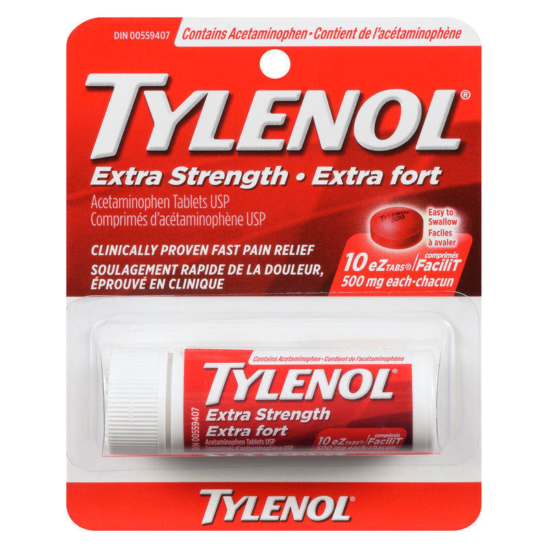 TYLENOL - EXTRA STRENGTH EZTABS 10CT