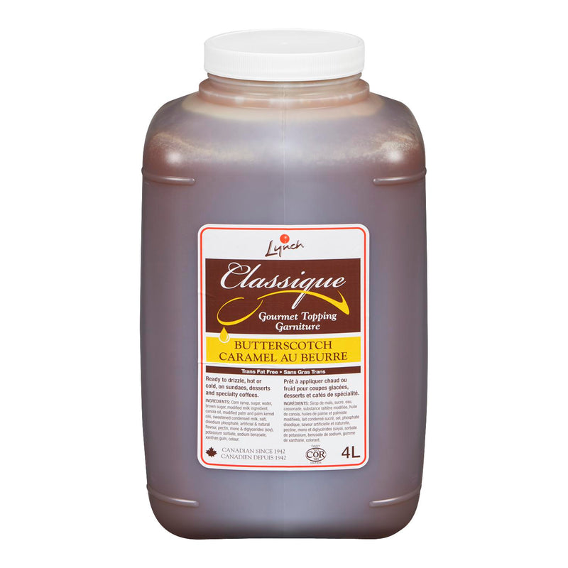 LYNCH - LY CLASSIC BUTTERSCOTCH TOPPING 4LT