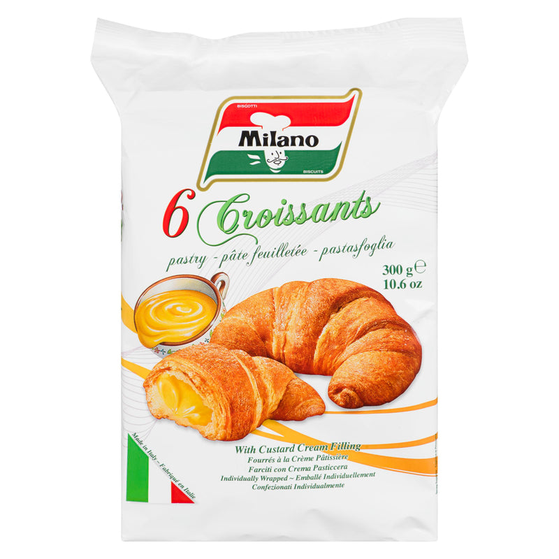 MILANO - CROISSANTS CUSTARD 6x50 GR