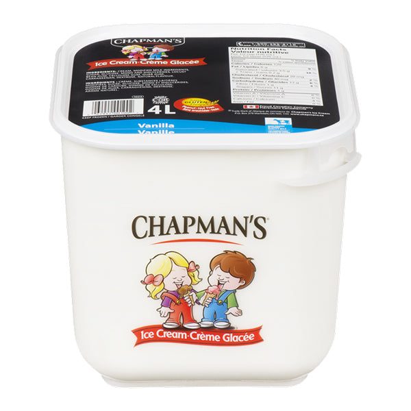 CHAPMANS - CHAPMAN'S ICE CREAM VANILLA 4LT