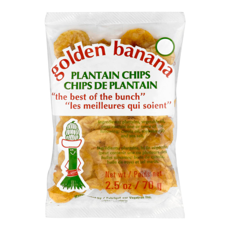 GOLDEN BANANA - PLANTAIN CHIPS 70GR