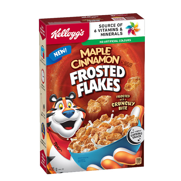 KELLOGGS - FROSTED FLAKES MAPLE CINNAMON 435GR