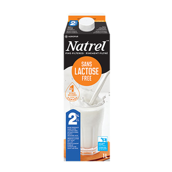 NATREL - LACTOSE-FREE 2% MILK 1LT