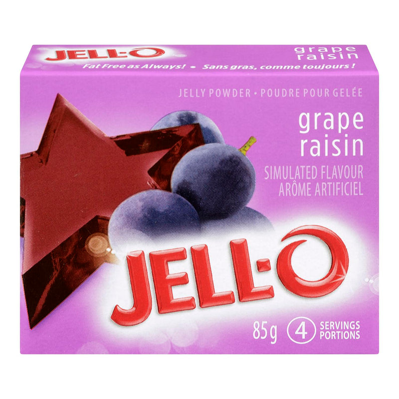 JELLO - JELL O GRAPE 85GR