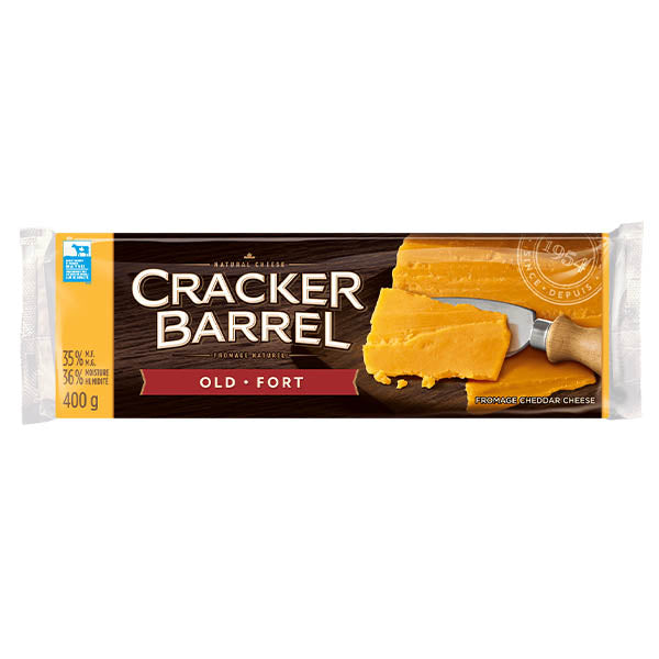 CRACKER BARREL - NATURAL CHEDDAR OLD CHEESE 400GR