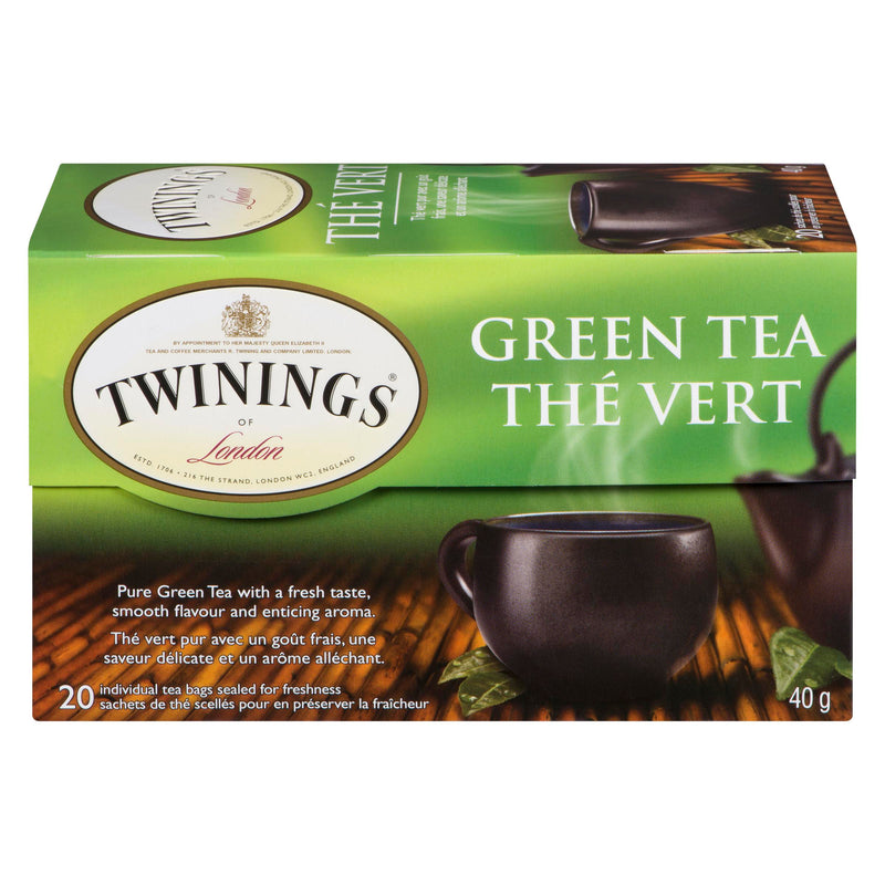 TWININGS - GREEN TEA 20EA