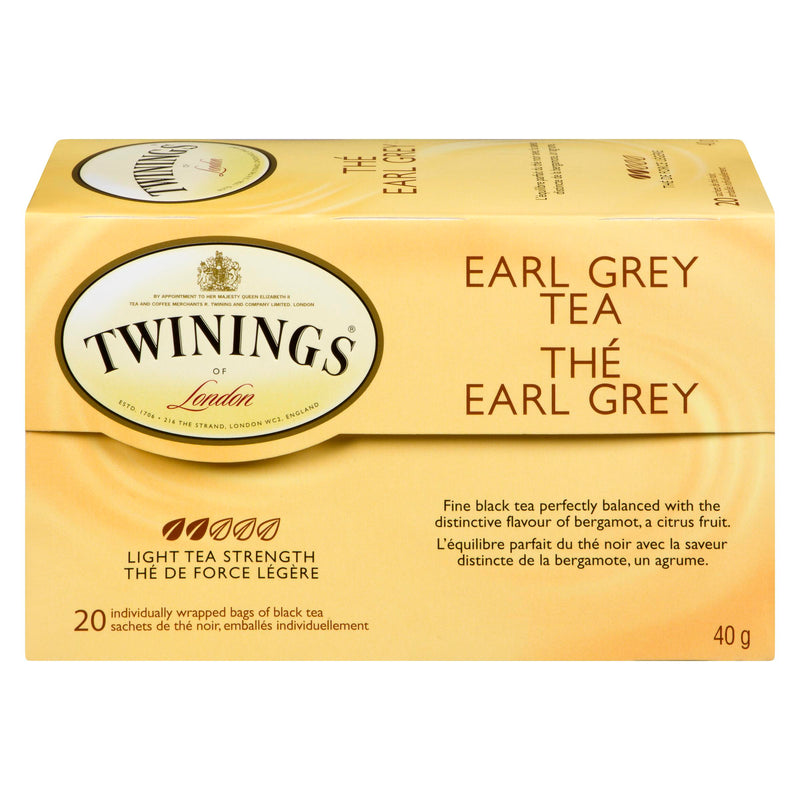 TWININGS - EARL GRAY TEA 20S