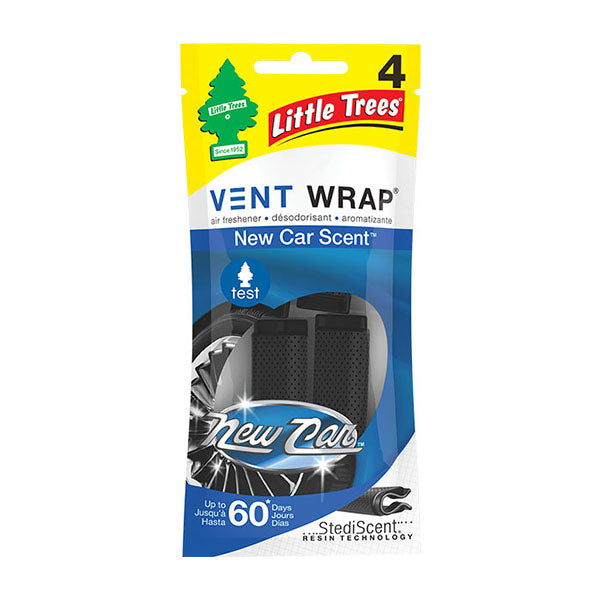 LITTLE TREE - LT NEW CAR VENT WRAP 4PK EA