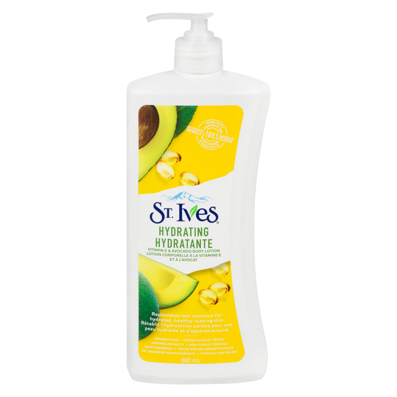 ST IVES - HYDRATING VITAMIN E & AVOCADO LOTION 600ML