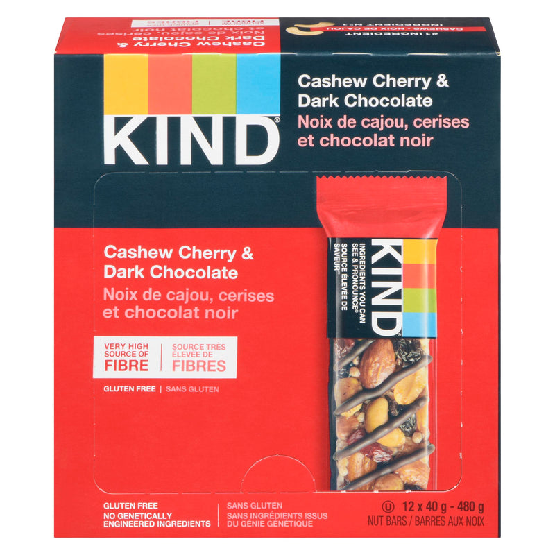 KIND BAR - CHERRY CASHEW & DARK CHOCO 12x40 GR