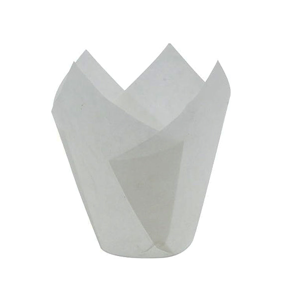 ENJAY - WHITE PAPER TULIP CUP 100CT
