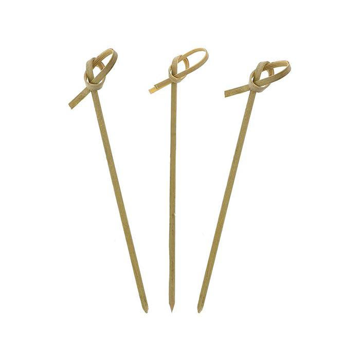 TOUCH - KNOTTED BAMBOO PICK 4IN 100EA