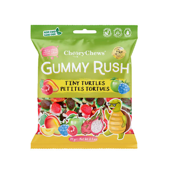 CHEERY CHEWS - TINY TURTLES MIXED FLAVORS 90GR