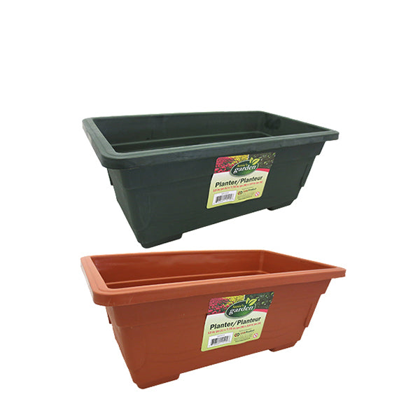 LINK - 13" PLASTIC RECTANGULAR PLANTER 1EA