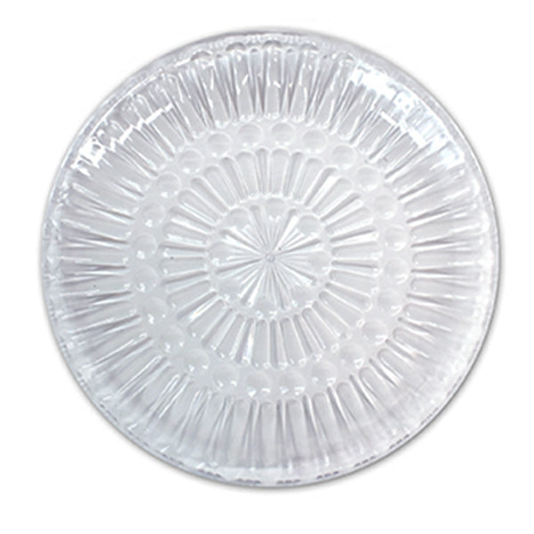 LINK - CRYSTAL ROUND SERVING PLATE EA