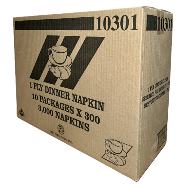 MPI PAPER - DINNER NAPKINS 1 PLY 10x300 EA