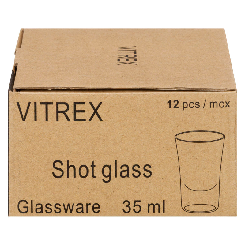 VITREX - 1oz SHOT GLASS 12EA