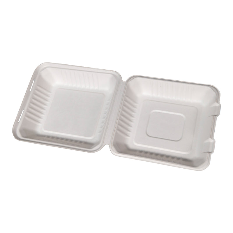 NEW WAVE - NEWWAVE 8in BAGASSE CLAMSHELL 50EA