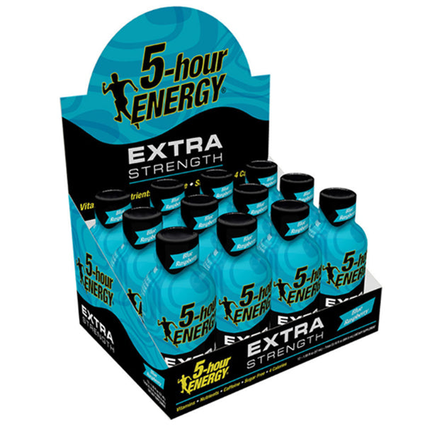 5 HOUR ENERGY - HR EXTRA STRENGTH BLUE RASPBERRY 12x60ML