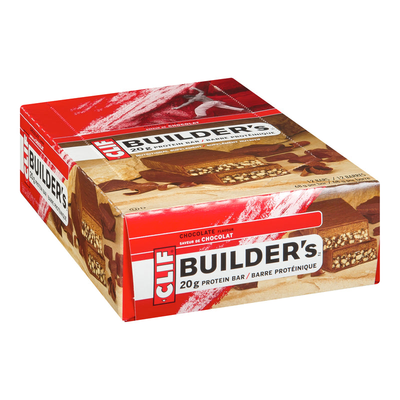 CLIF BAR - BUILDERS PROTEIN CHOCOLATE 12x68 GR