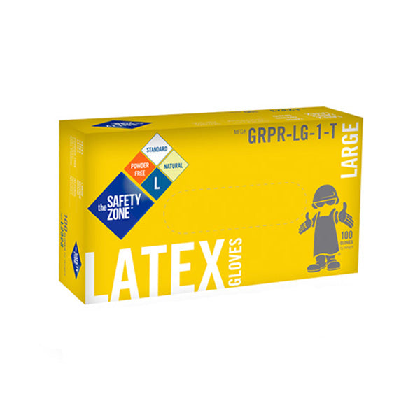 SAFETY ZONE - LATEX LARGE POWDER  FREE 100EA