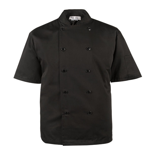 BODYGUARD - XL BLACK CHEF JACKET VENTED L/S EA