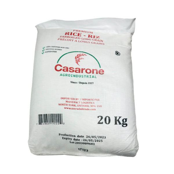 CASARONE - PREMIUM PARBOILED RICE 20KG