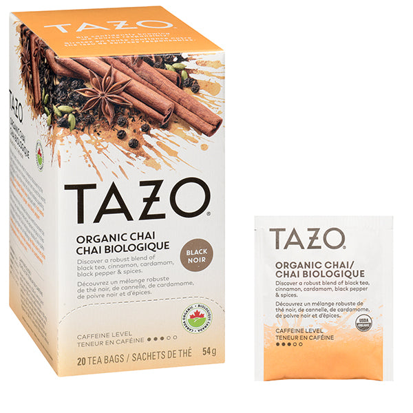 TAZO - HOT ORGANIC CHAI 20CT