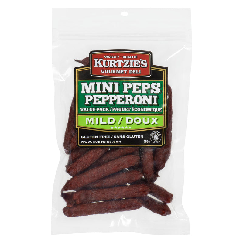 THE GREAT CANADIAN MEAT - TGCM MINI PEPPERONI MILD 225GR