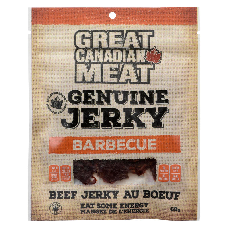 THE GREAT CANADIAN - SOUTHERN BBQ BEEF JERKY 68GR