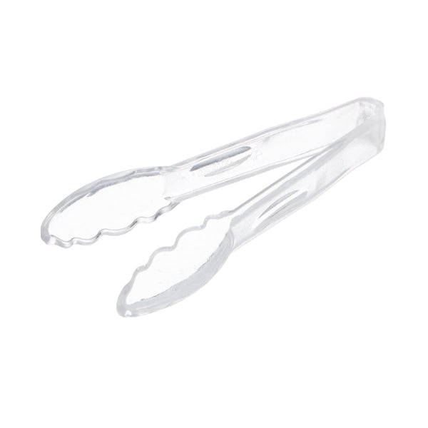 WINCO - 6in POLYCARBONATE UTILITY TONGS CLEAR 1EA