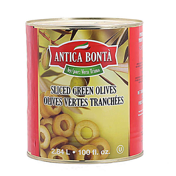 ANTICA BONTA - SLICED GREEN OLIVES 2.84LT