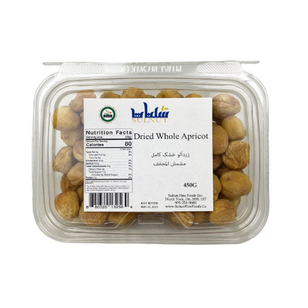 SULTAN - DRIED JUMBO WHOLE APRICOT 450GR